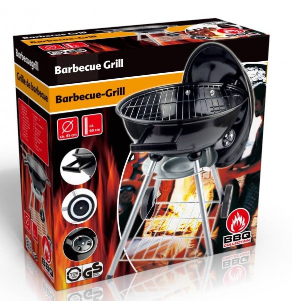 Barbecue op wielen 45cm diameter Barbecue op wielen 45cm diameter