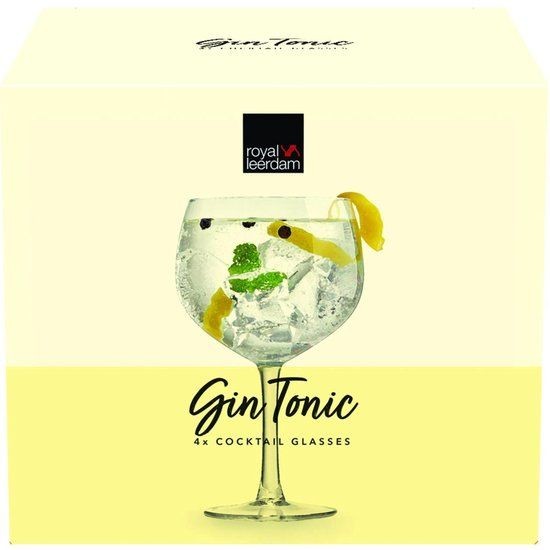 Royal Leerdam Gin Tonic Glazen 4 Stuks