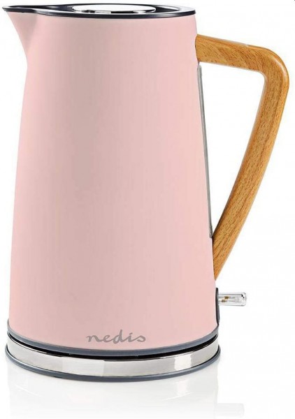Nedis waterkoker 1.7l roze Nedis waterkoker 1.7l roze