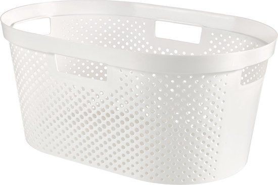 Curver infinity wasmand 40 liter wit Curver infinity wasmand 40 liter wit