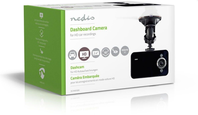 Nedis Dashcam Hd720p Dcambo5bk