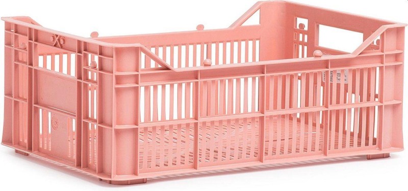 Opbergkrat helsinki 7 liter gerecycled - roze Opbergkrat helsinki 7 liter gerecycled - roze