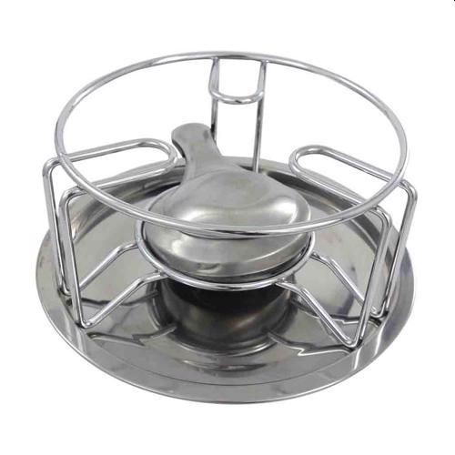 Rechaud chroom met brander Rechaud chroom met brander
