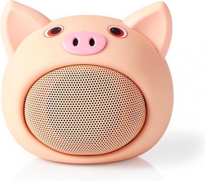 Nedis Bluetoothspeaker Pinky Pig Nedis Bluetoothspeaker Pinky Pig
