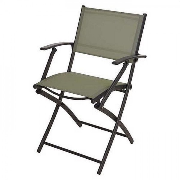 Vouwstoel metalen frame groen Vouwstoel metalen frame groen