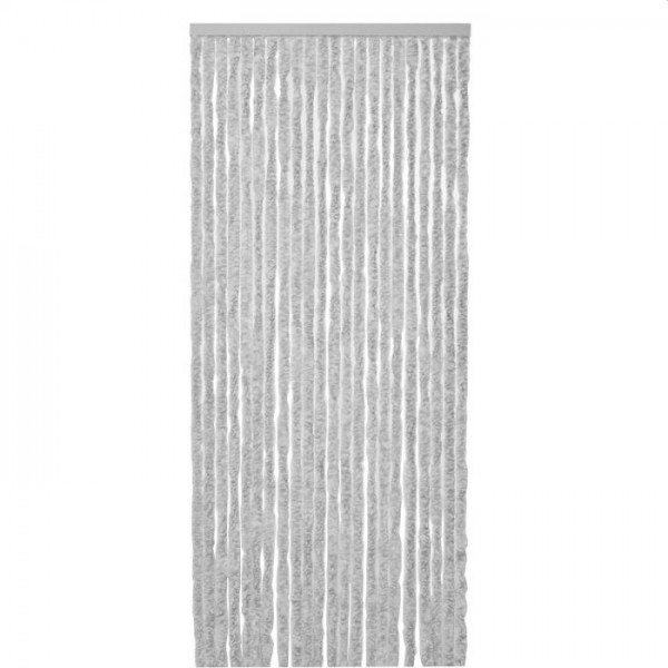 Wicotex Vliegengordijn-Kattenstaart 90x220cm grijs wit mix Wicotex Vliegengordijn-Kattenstaart 90x220cm grijs wit mix