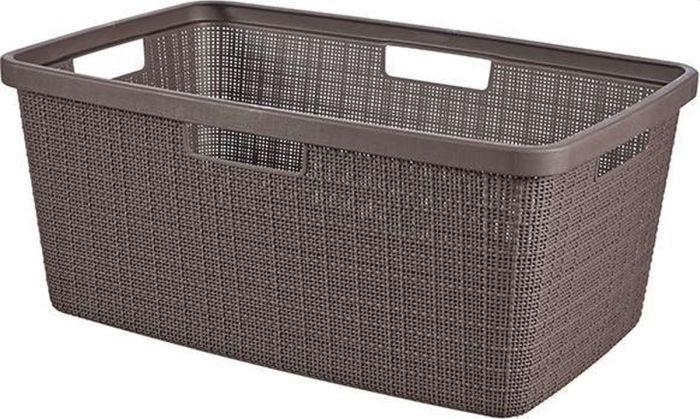 Curver jute wasbox 46 liter peppercorn Curver jute wasbox 46 liter peppercorn