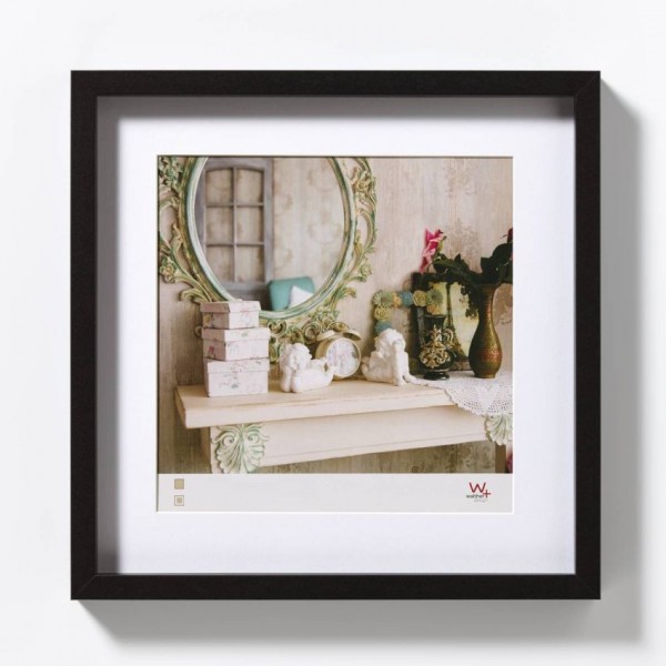 Walther Stockholm 3D fotolijst 30x30cm zwart Walther Stockholm 3D fotolijst 30x30cm zwart