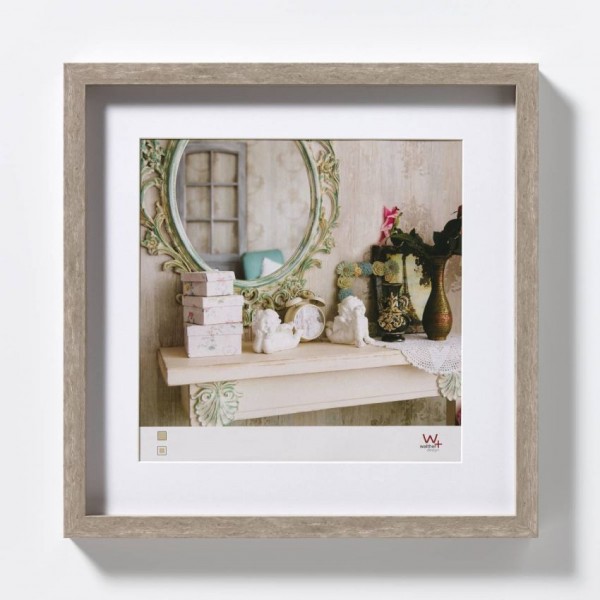 Walther Stockholm 3D fotolijst 40x40cm grijs Walther Stockholm 3D fotolijst 40x40cm grijs