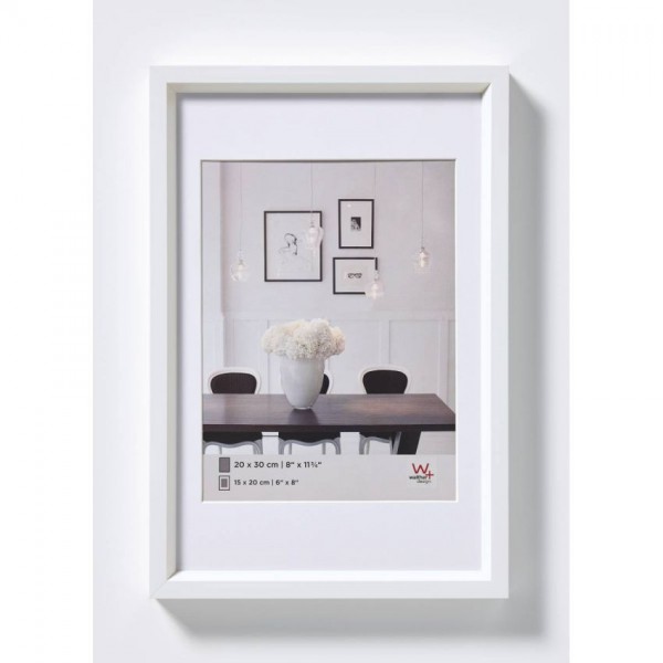 Walther Steel Style fotolijst 30x40cm wit Walther Steel Style fotolijst 30x40cm wit