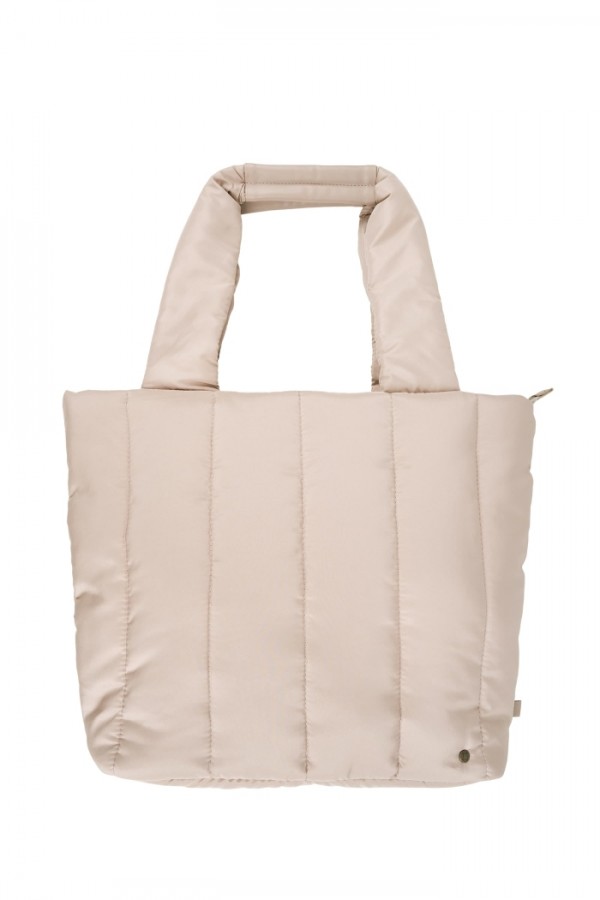 Zusss gewatteerde shopper taupe Zusss gewatteerde shopper taupe