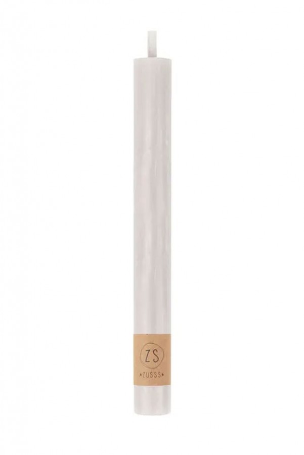 Zusss Rustieke kaars 20cm krijt Zusss Rustieke kaars 20cm krijt