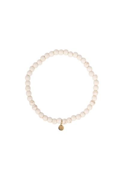 Zusss Kralenarmbandje rond wit Zusss Kralenarmbandje rond wit