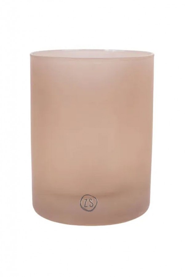 Zusss waxinelichthouder mat glas taupe Zusss waxinelichthouder mat glas taupe