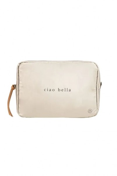 Zusss handige toilettas ciao bella goud Zusss handige toilettas ciao bella goud