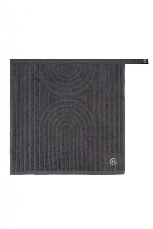 Zusss handdoek bogen antracietgrijs