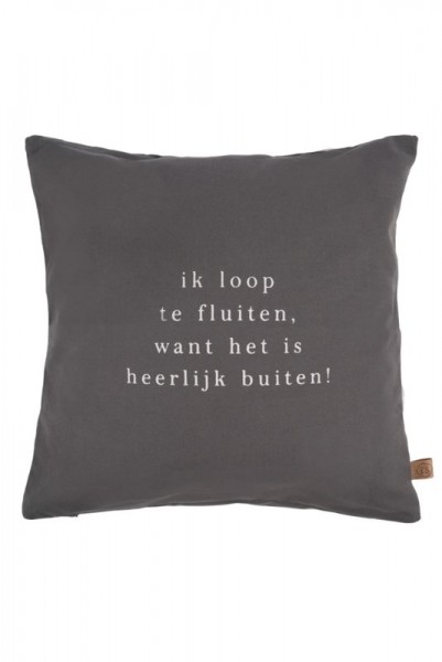 Zusss buitenkussen loop te fluiten 45x45cm Zusss buitenkussen loop te fluiten 45x45cm