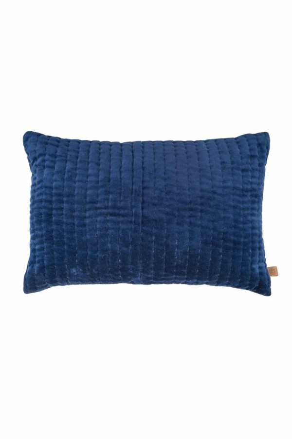 Zusss Fluwelen kussen 60x40cm blauw Zusss Fluwelen kussen 60x40cm blauw