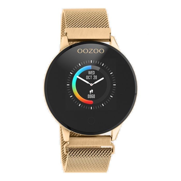 Smartwatch goud goudbandje q00117