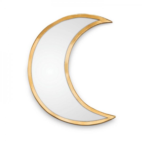 Vtwonen Mirror moon gold 30cm Vtwonen Mirror moon gold 30cm