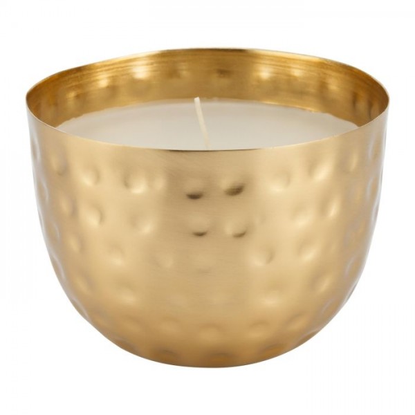 Vtwonen Cup with candle metal gold 11x8 cm Vtwonen Cup with candle metal gold 11x8 cm