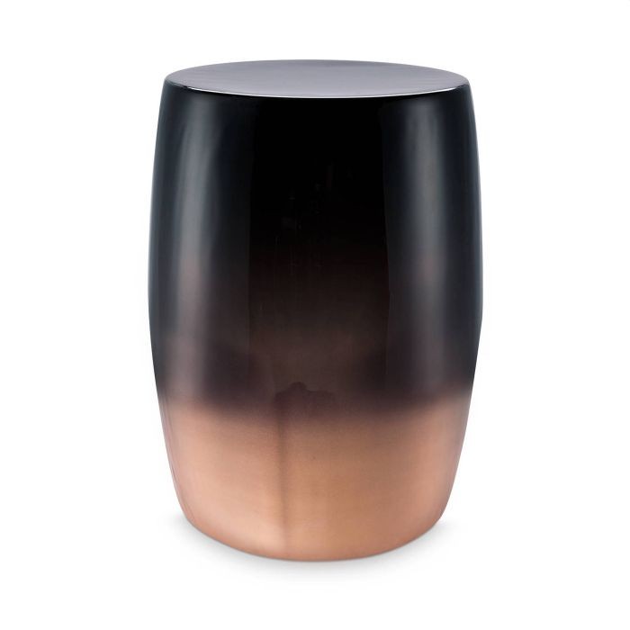 Vt wonen Stool metal black copper 31x41 cm