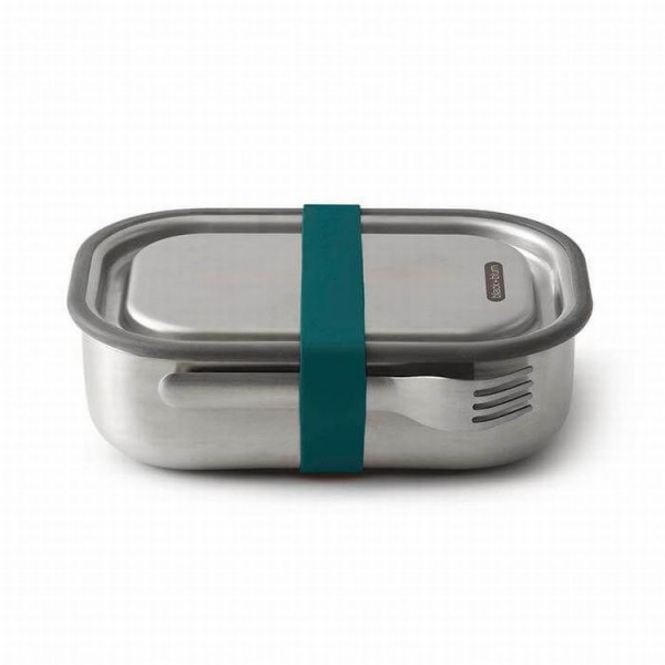 Black&Blum 3in1 lunchbox silicone ocean 1 liter roestvrijstaal (L) Black&Blum 3in1 lunchbox silicone ocean 1 liter roestvrijstaal (L)