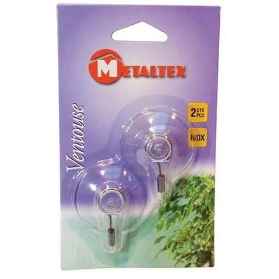 Metaltex zuignap met haakjes Metaltex zuignap met haakjes