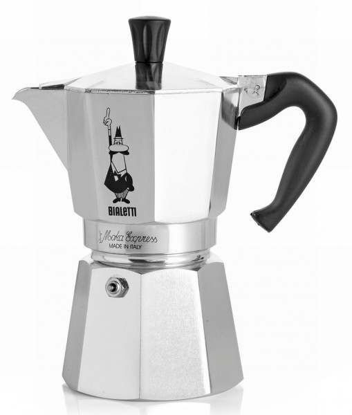 Bialetti espressokan 3 koppen 16x8cm Bialetti espressokan 3 koppen 16x8cm