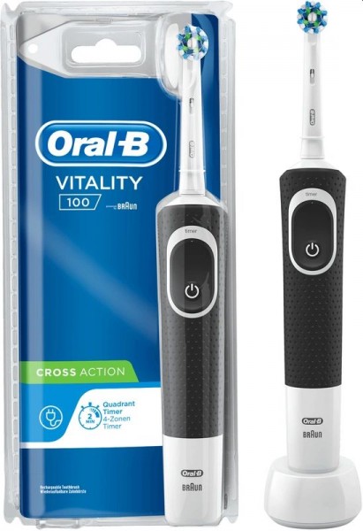 Oral-B vitality tandenborstel cross-action zwart
