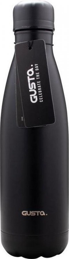 Gusta Isoleerfles 500ml zwart Gusta Isoleerfles 500ml zwart