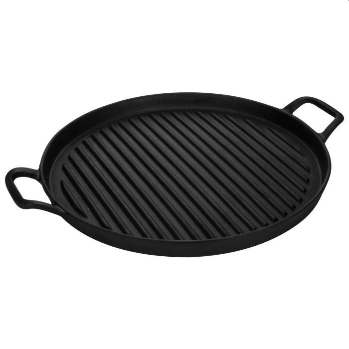 Gusta Grillpan gietijzer 30cm zwart Gusta Grillpan gietijzer 30cm zwart