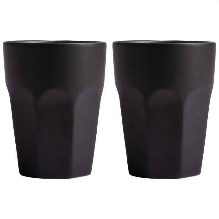 Gusta Mok 220ml zwart set2 Gusta Mok 220ml zwart set2
