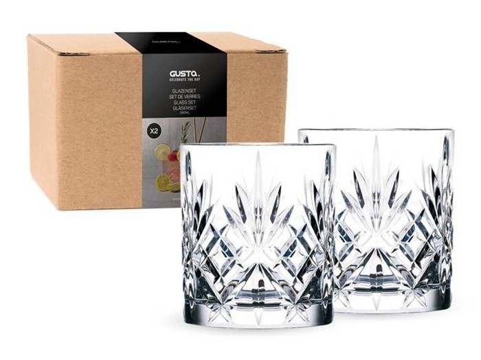 Gusta glazenset 2 delig 280ml Gusta glazenset 2 delig 280ml