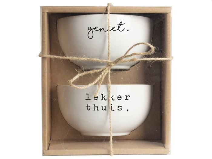Gusta Kommetje 2 stuks 13x7cm geniet/thuis Gusta Kommetje 2 stuks 13x7cm geniet/thuis