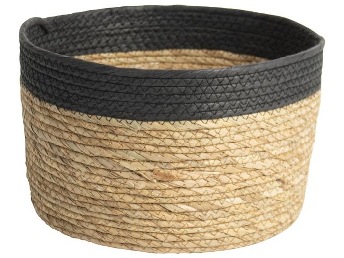 Gusta Jute opbergmand 30x18cm zwart Gusta Jute opbergmand 30x18cm zwart