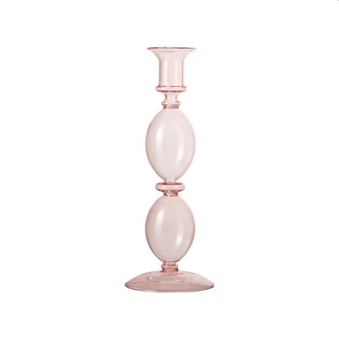 Gusta dinerkaarshouder glas 9x23cm roze Gusta dinerkaarshouder glas 9x23cm roze