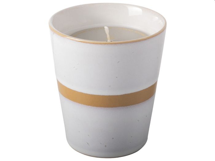 Gusta kaars keramisch koffiemokje oranje Gusta kaars keramisch koffiemokje oranje