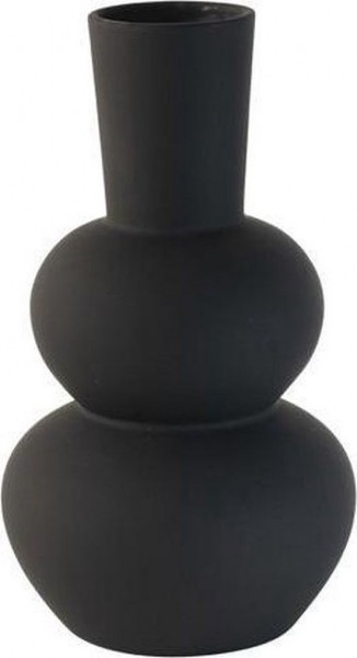 Gusta Vaas zwart 10.7x19.7cm