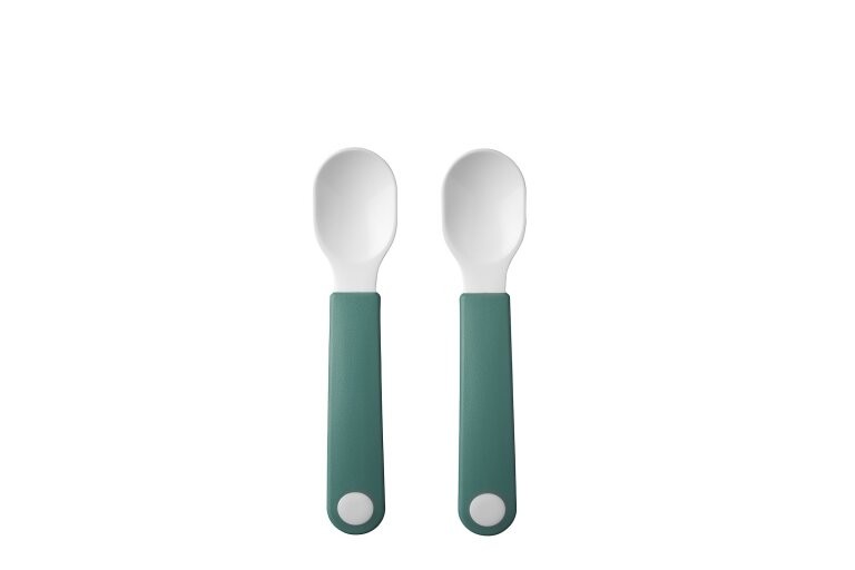 Mepal Set oefenlepel Mio 2 stuks deep turquoise Mepal Set oefenlepel Mio 2 stuks deep turquoise