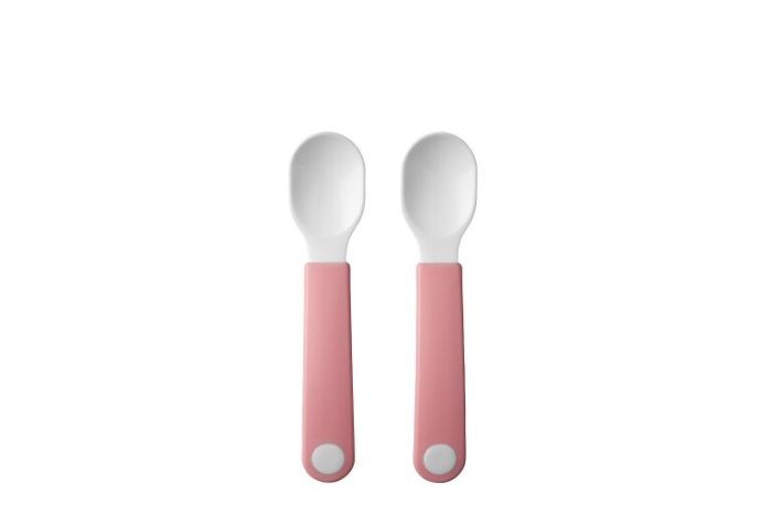 Mepal Set oefenlepel Mio 2 stuks - deep pink Mepal Set oefenlepel Mio 2 stuks - deep pink