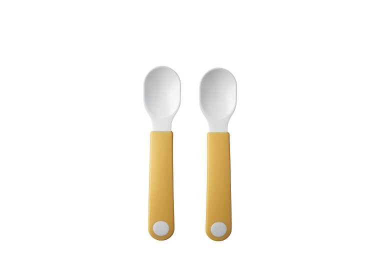 Mepal Set oefenlepel Mio 2 stuks yellow