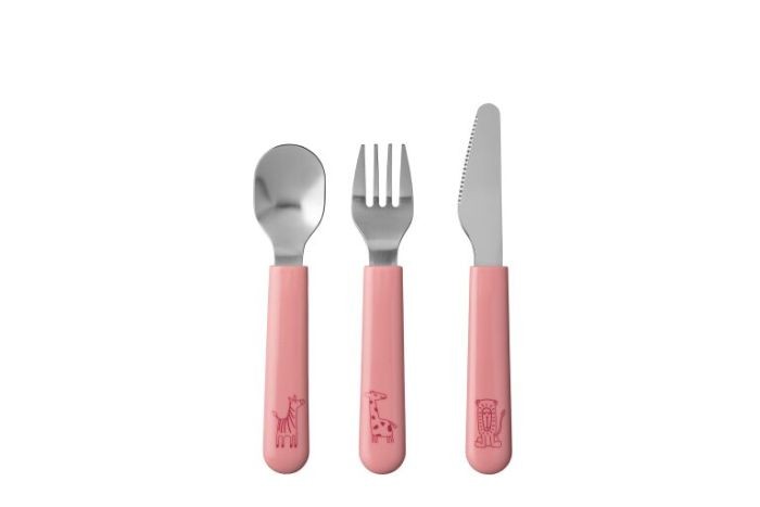 Mepal Kinderbestekset Mio 3 delig - deep pink