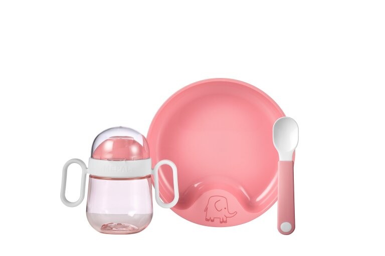Mepal Set Babyservies Mio 3 Delig Deep Pink Mepal Set Babyservies Mio 3 Delig Deep Pink