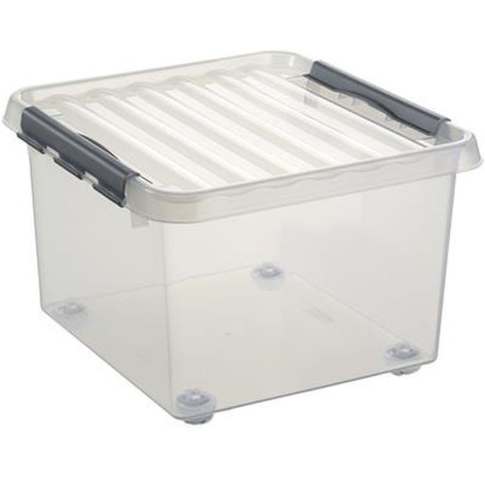 Sunware q line box 26 liter op wieltjes
