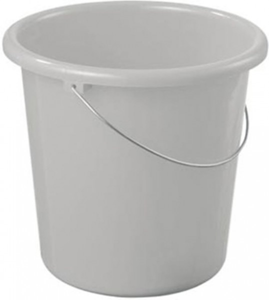 Sunware basic emmer 10 liter zilver Sunware basic emmer 10 liter zilver