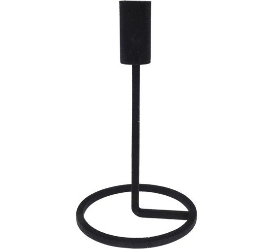 Kandelaar 19cm Zwart