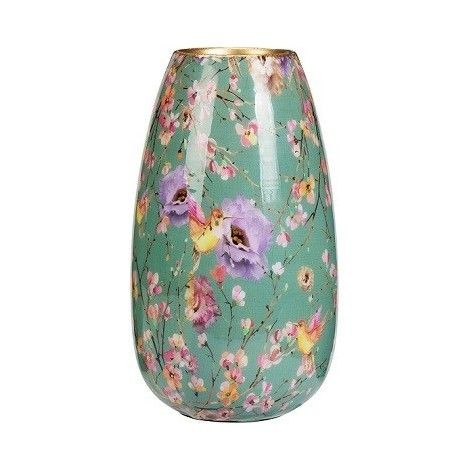 Vaas Met Bloemenprint 25cm