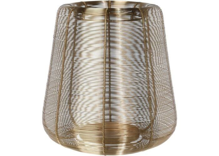 Lantaarn Metaaldraad 29cm Goud