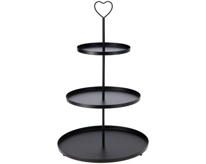 Etagere 30x30x48cm Zwart